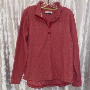 Magellan Red/Pink Long Sleeve Polo Women’s Size Large 🔥 YB6